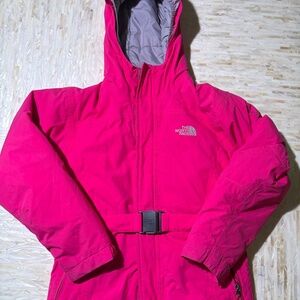 Pink North Face Puffer Jacket
